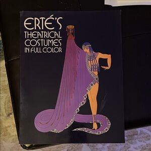 Erte's Theatrical Costumes in Full Color Book
